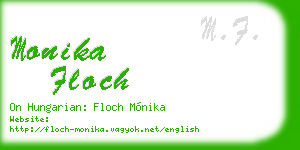 monika floch business card